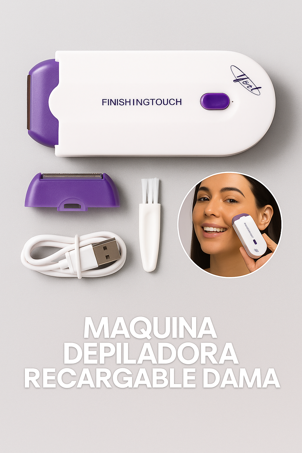 Maquina Depiladora Recargable Dama.👸🏻