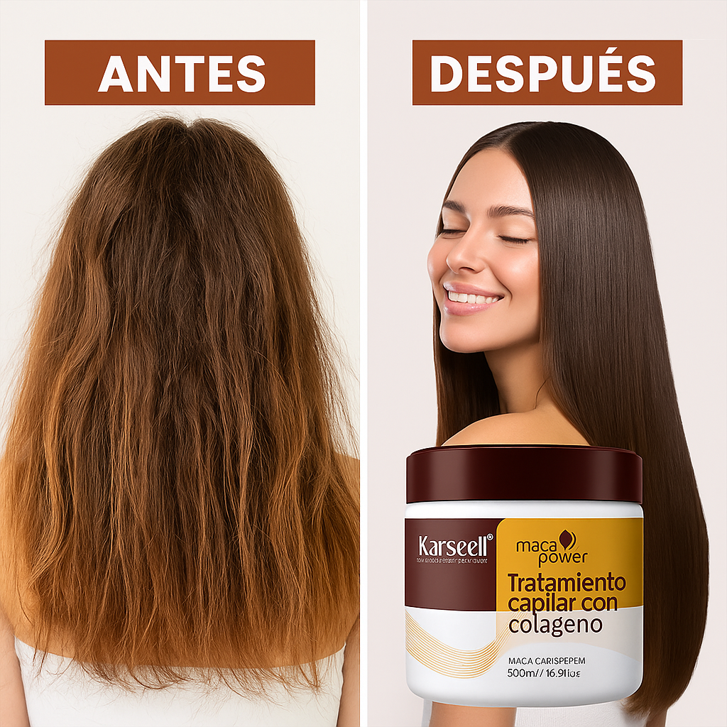 Mascara Capilar Karseell Con Colageno. 500ml.✨